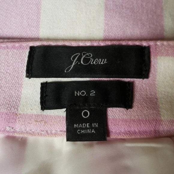 J. Crew No 2 stretch cotton pencil skirt EUC 0 - Picture 7 of 9